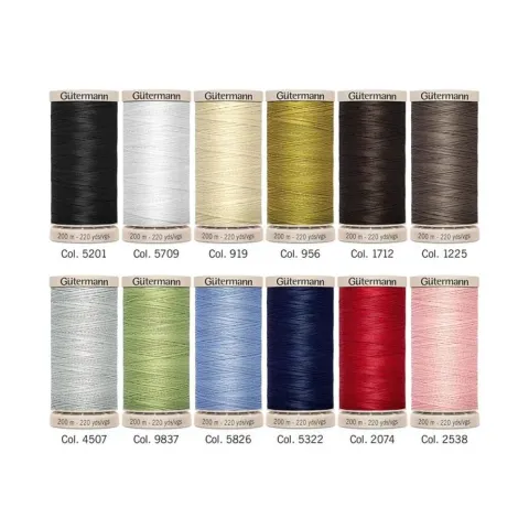 Gutermann Quilt-handgaren met wax