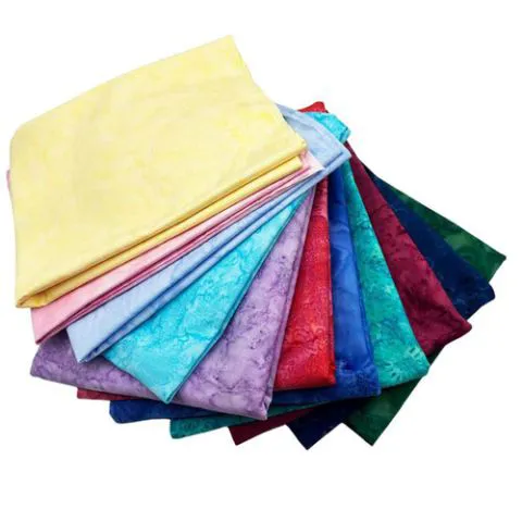 Quiltstoffen Batik en verschillende uitvoeringen