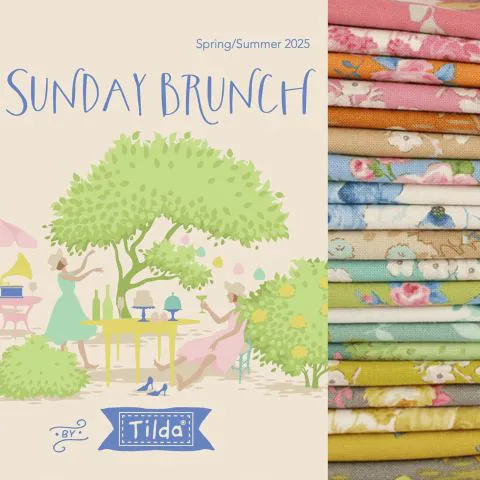 Sunday Brunch Tilda fabric