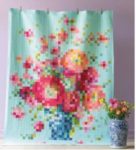 Tilda Flower Embroidery quilts
