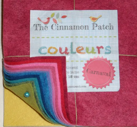 Cinnamon  Patch Vilt wol/viscose