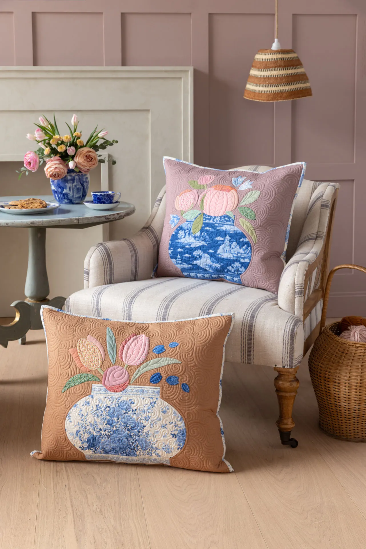 Something Blue-18-Ginger Jar Pillows Tilda