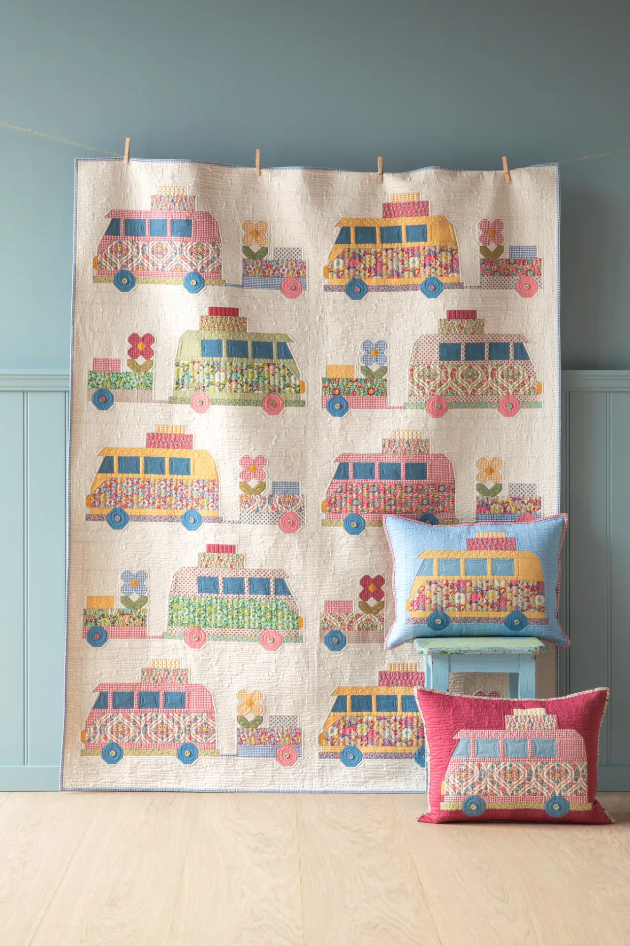Tilda Wallflower quilts en kussens