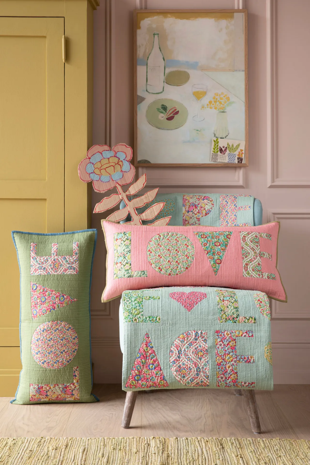 Tilda Wallflower quilts en kussens
