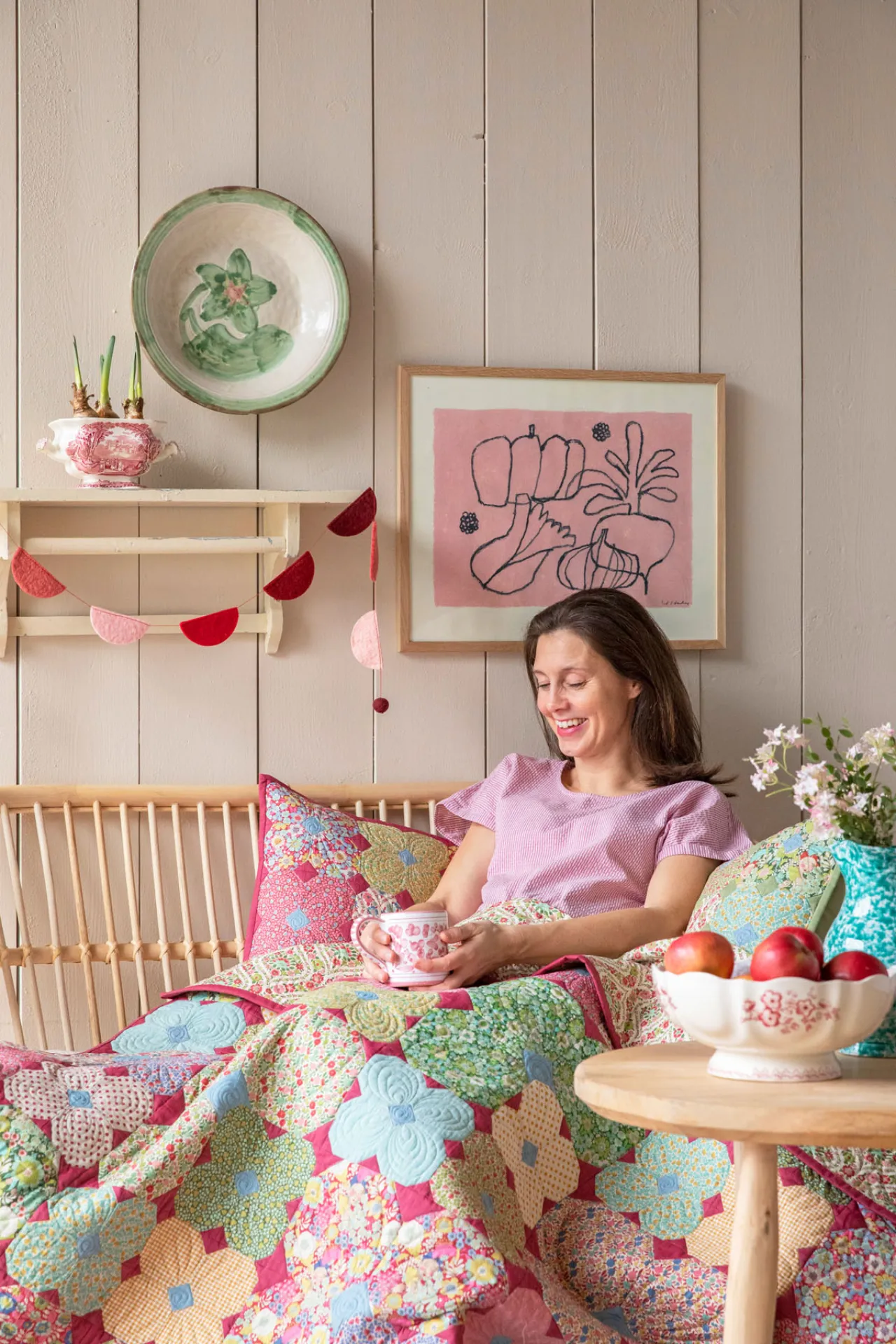 Tilda Wallflower quilts en kussens