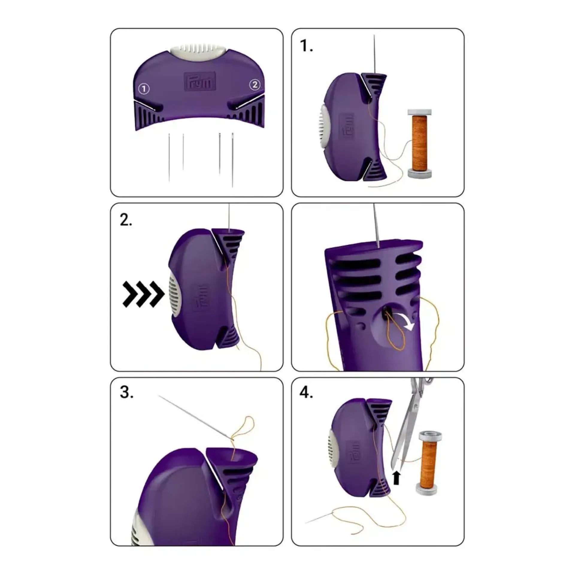 611121 Prym Ergonomicse draaddoorsteker.