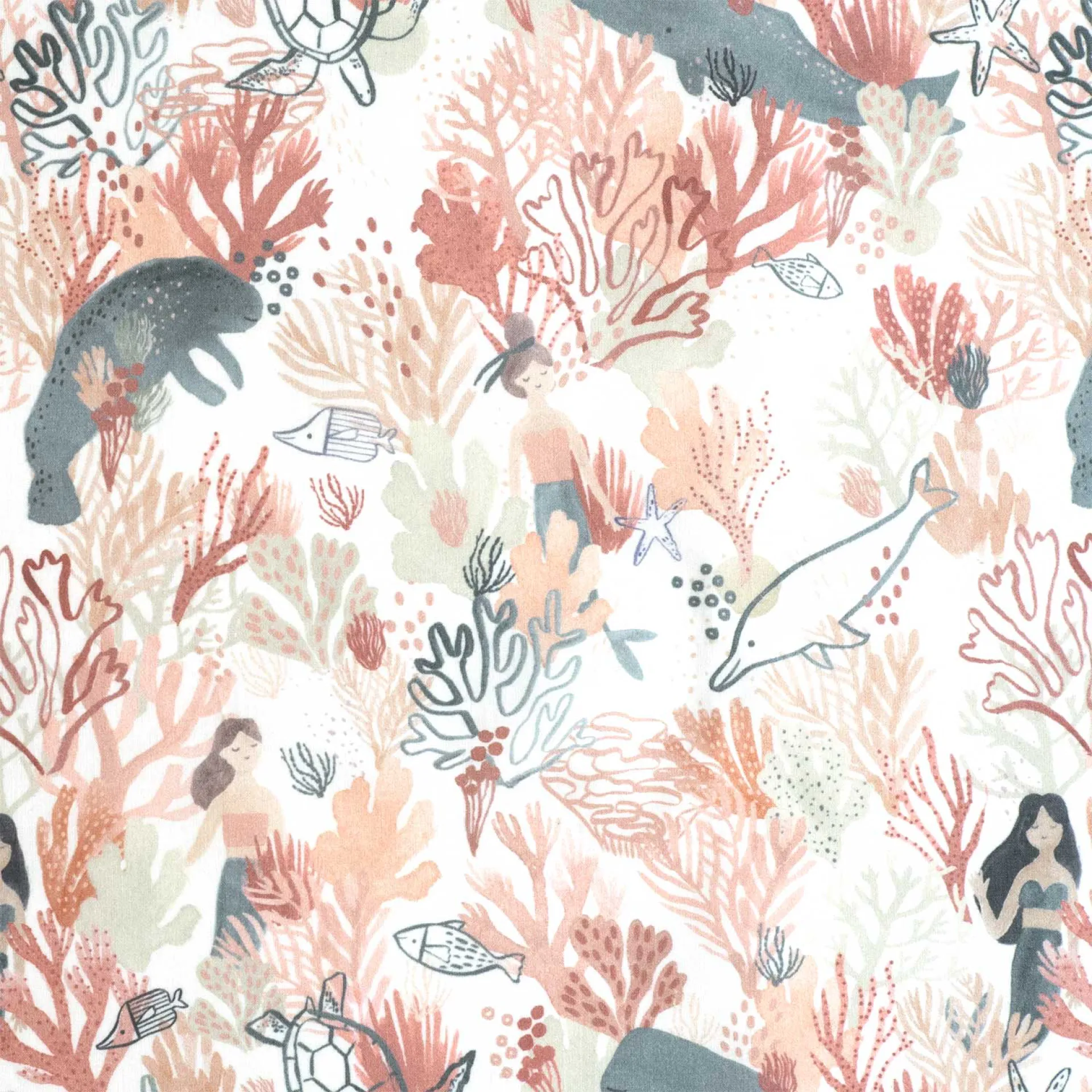 Katia P58 Poplin Sea Algae.