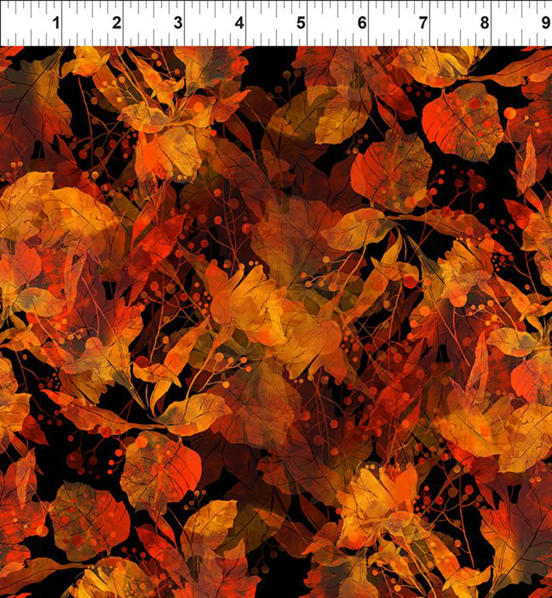 22RA1 Reflections of Autumn II Shadow Leaves.