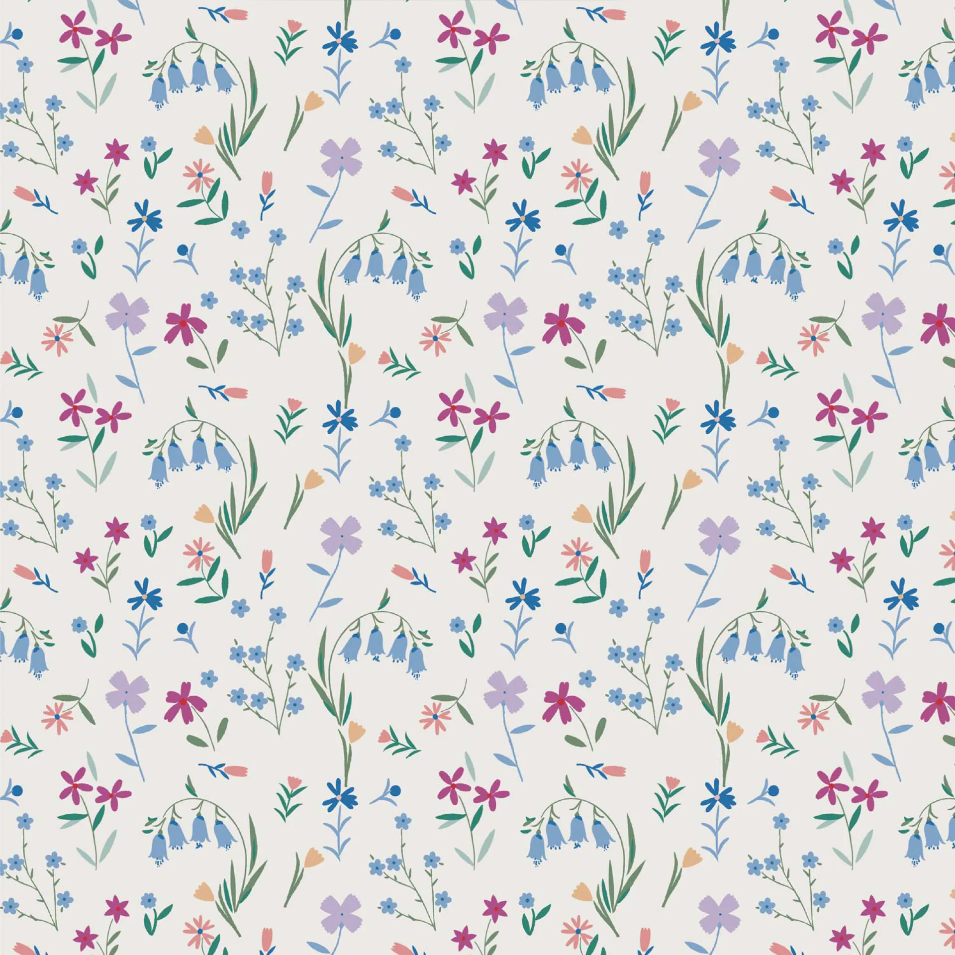 katia 197 Poplin Flowers Vacanc.