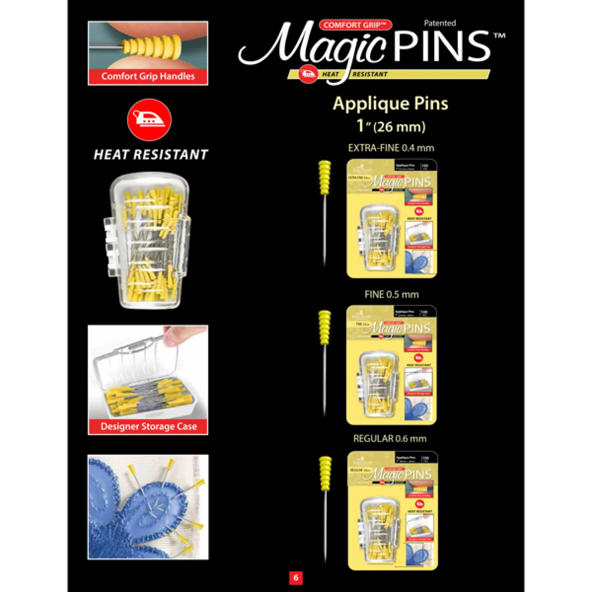 219751 magic pins applique fine taylor.