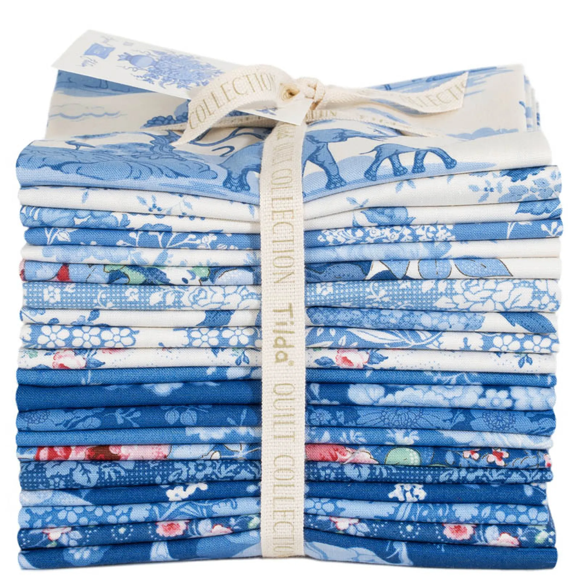 300265-Tilda Something Blue Fat Quarter Bundl.
