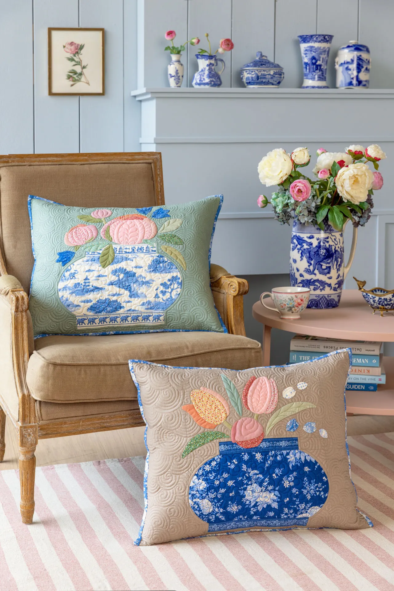 Something Blue-22-Ginger Jar Pillows.