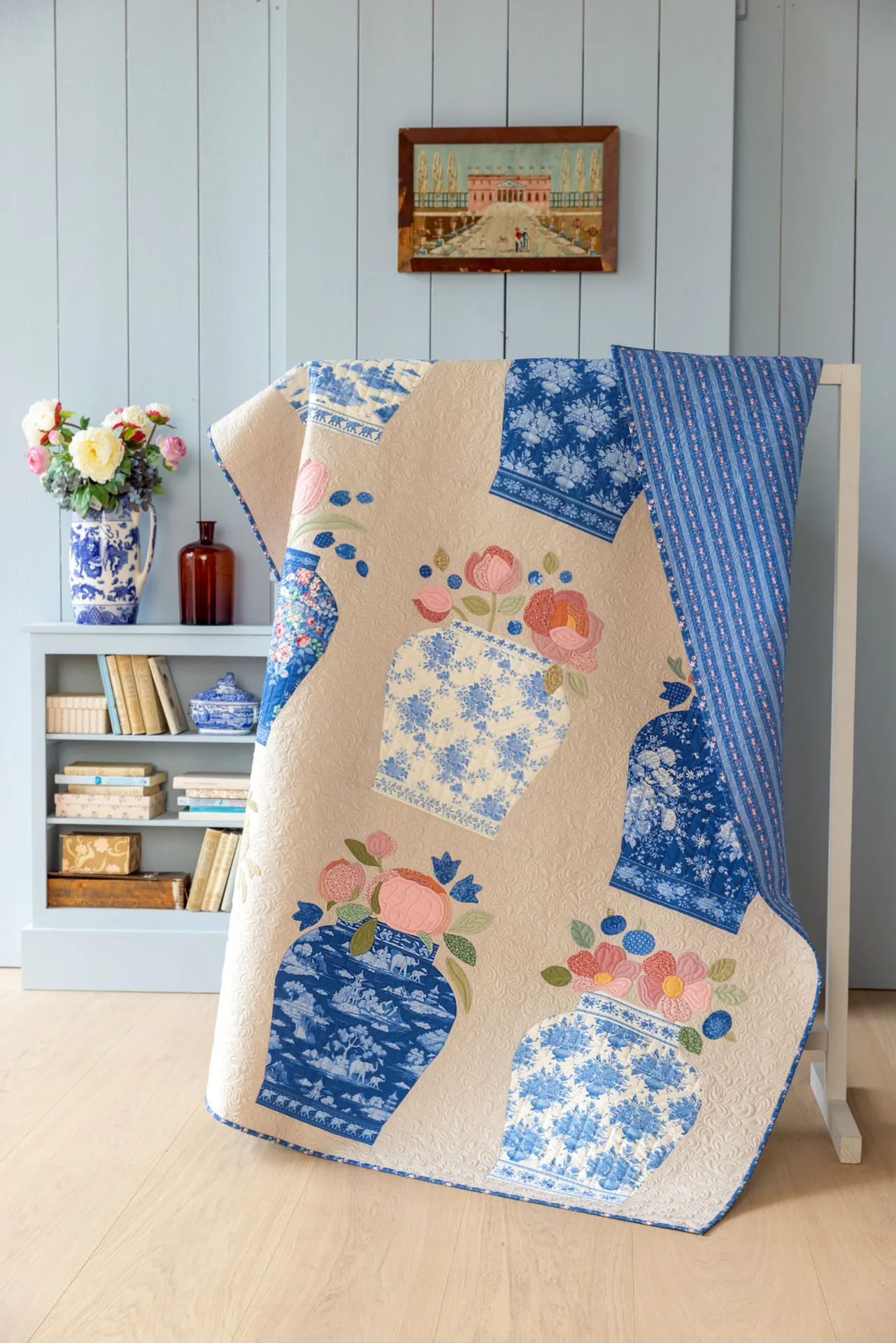 Something Blue-23-Ginger Jar Quilt Putty.