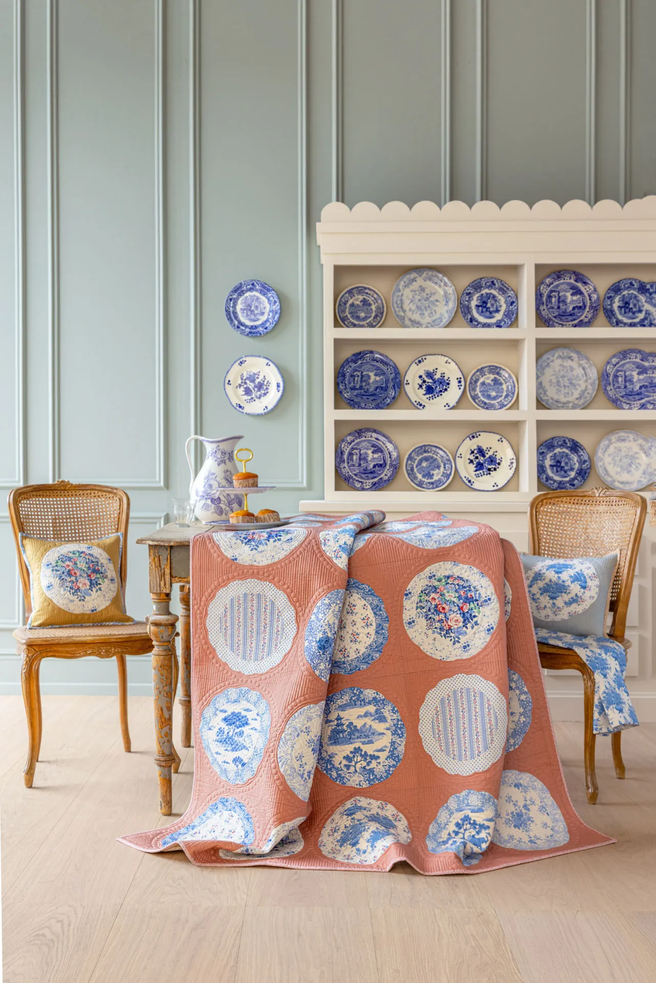 Something Blue-26-Plate Collection Quilt terr.