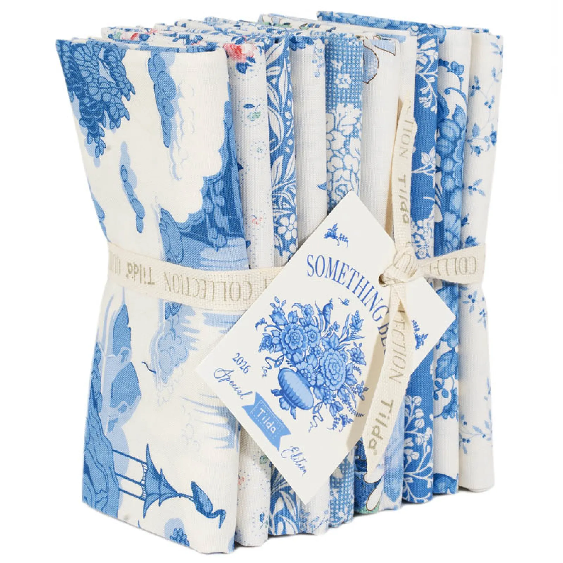 300262-Tilda Something Blue Fat Quarter Bundl.
