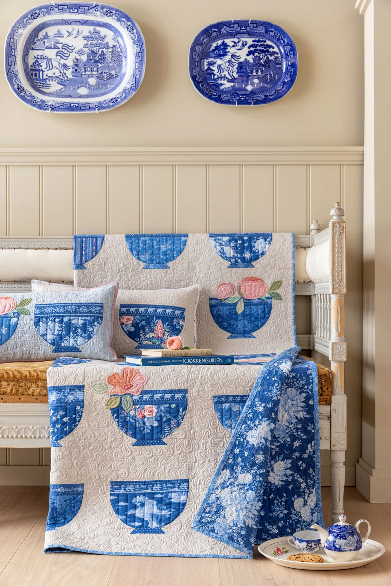 Something Blue-40-Bowl Collection Quilt and p.