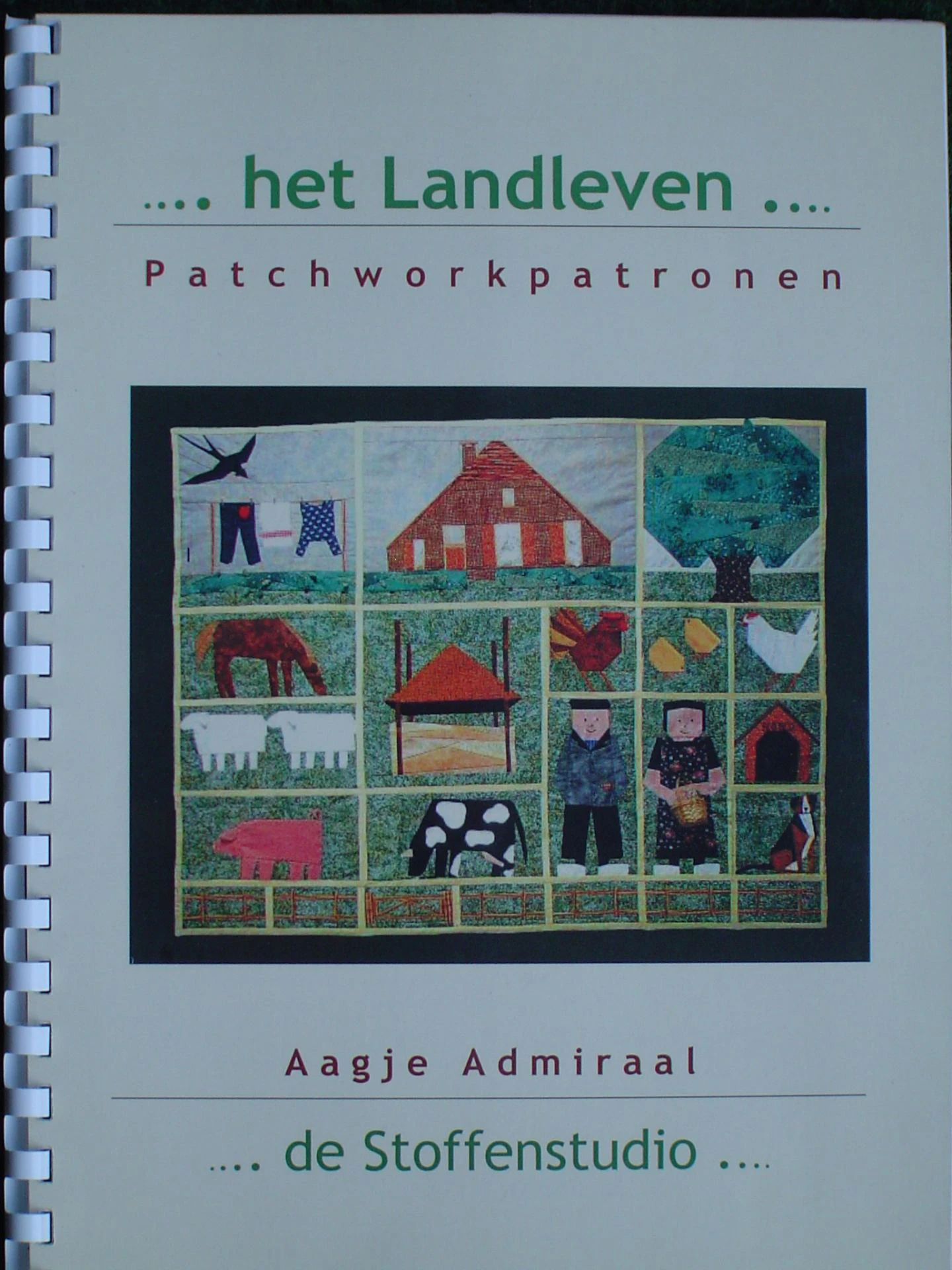 Landleven boek paperpiecing techniek.