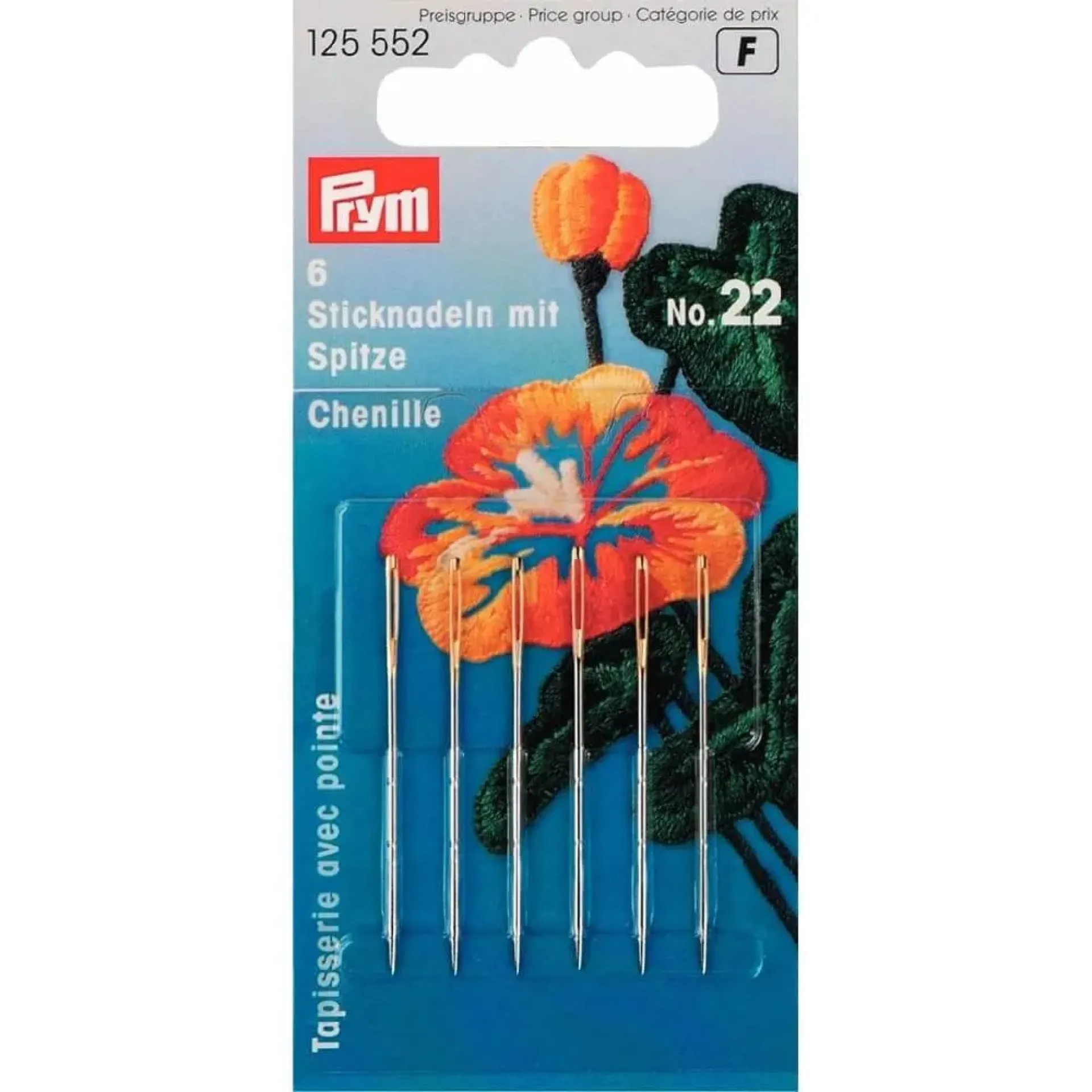 125552 borduur met punt chenille.