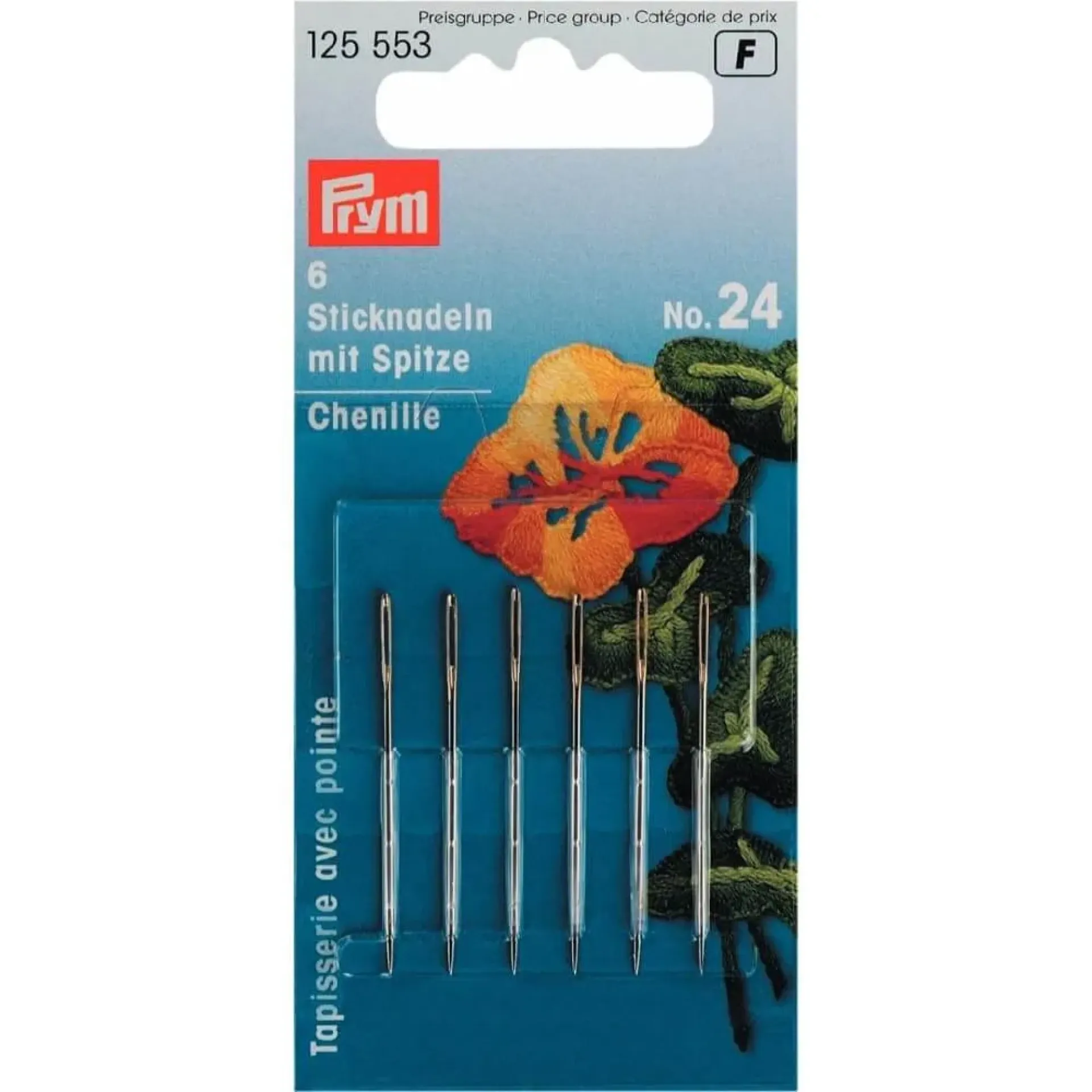 125553 borduur met punt chenille.
