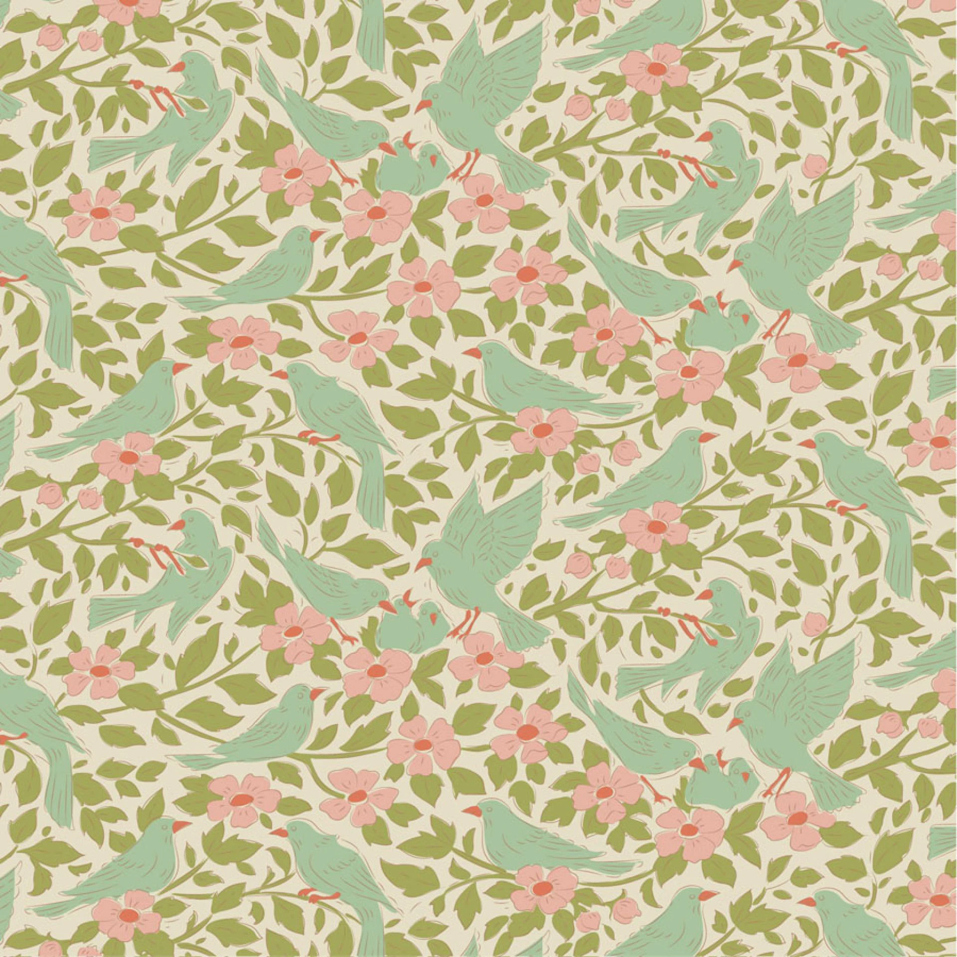 100650-Ava-Green Tilda 110 Zangvogel Ava Gree.