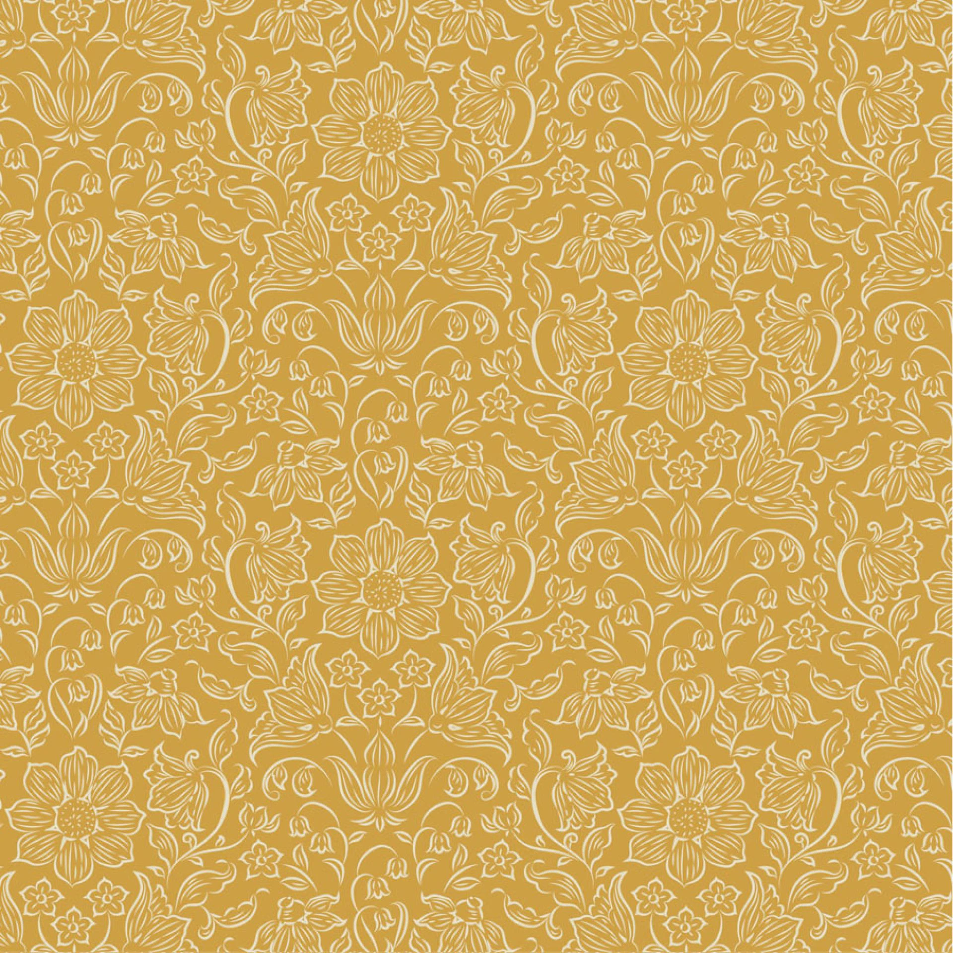 110161-Lila-Mustard  Tilda fabric.