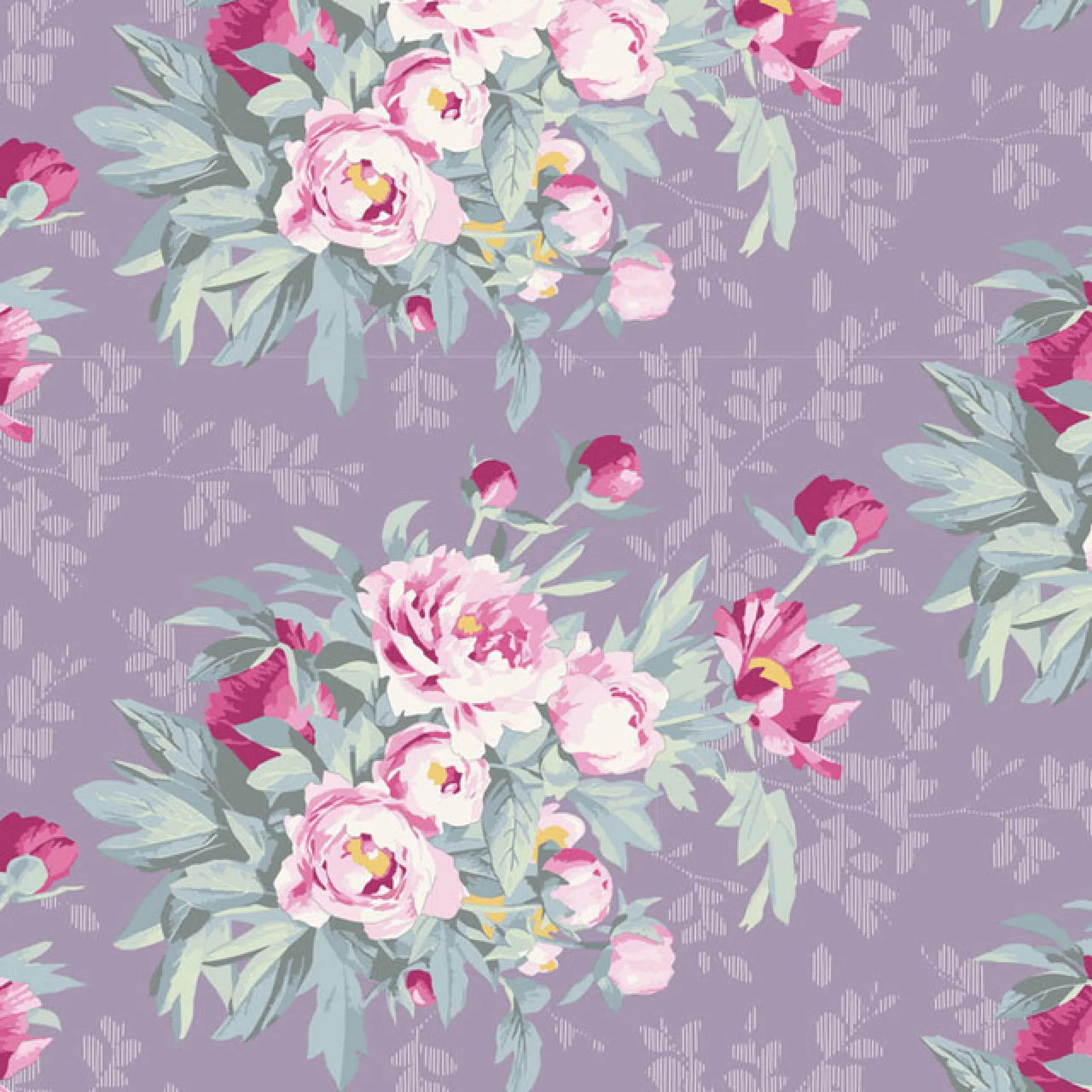 100289 Tilda 110 Woodland Hazel Lavender Oct.