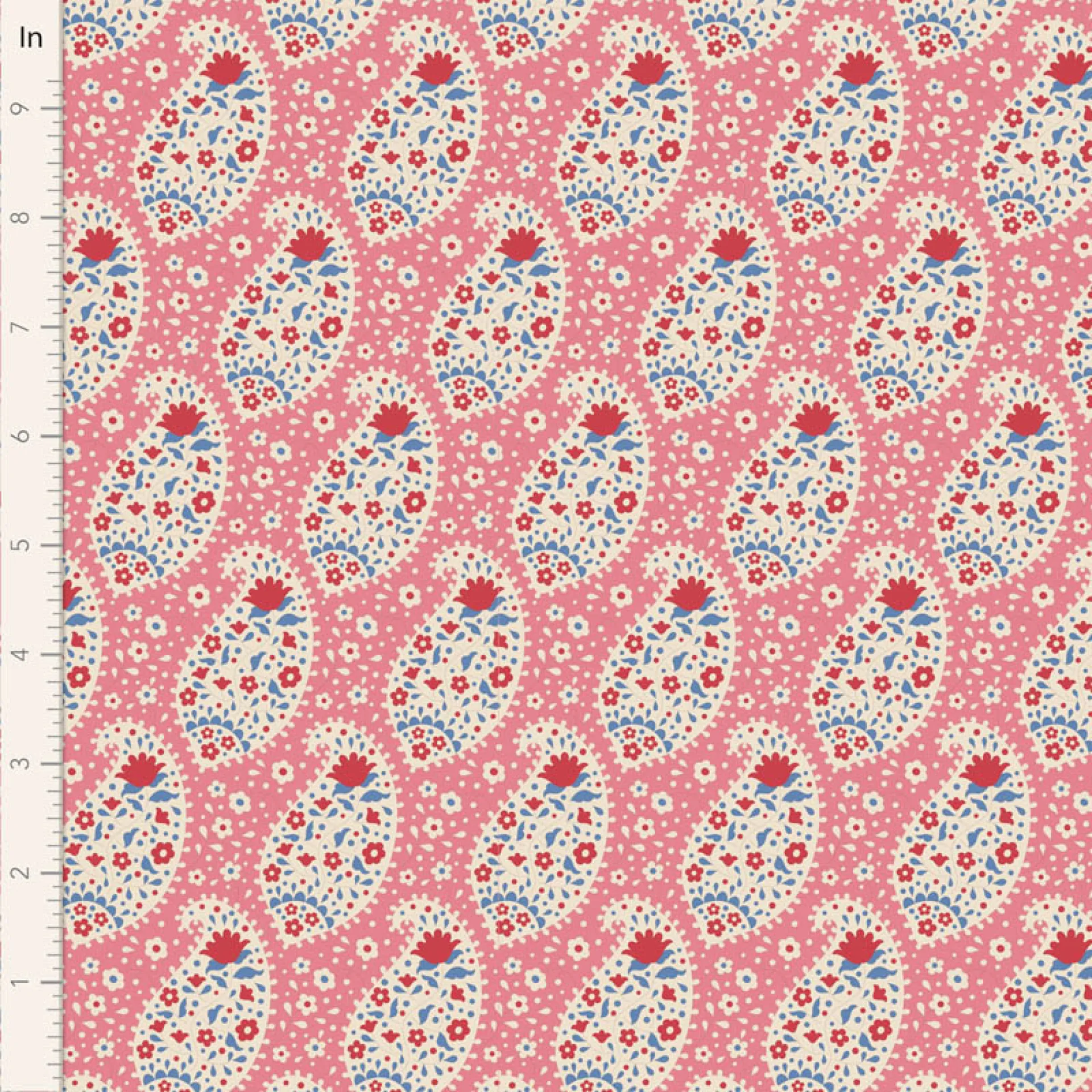 100546-Teardrop-Pink-Tilda 110 Jubilee.