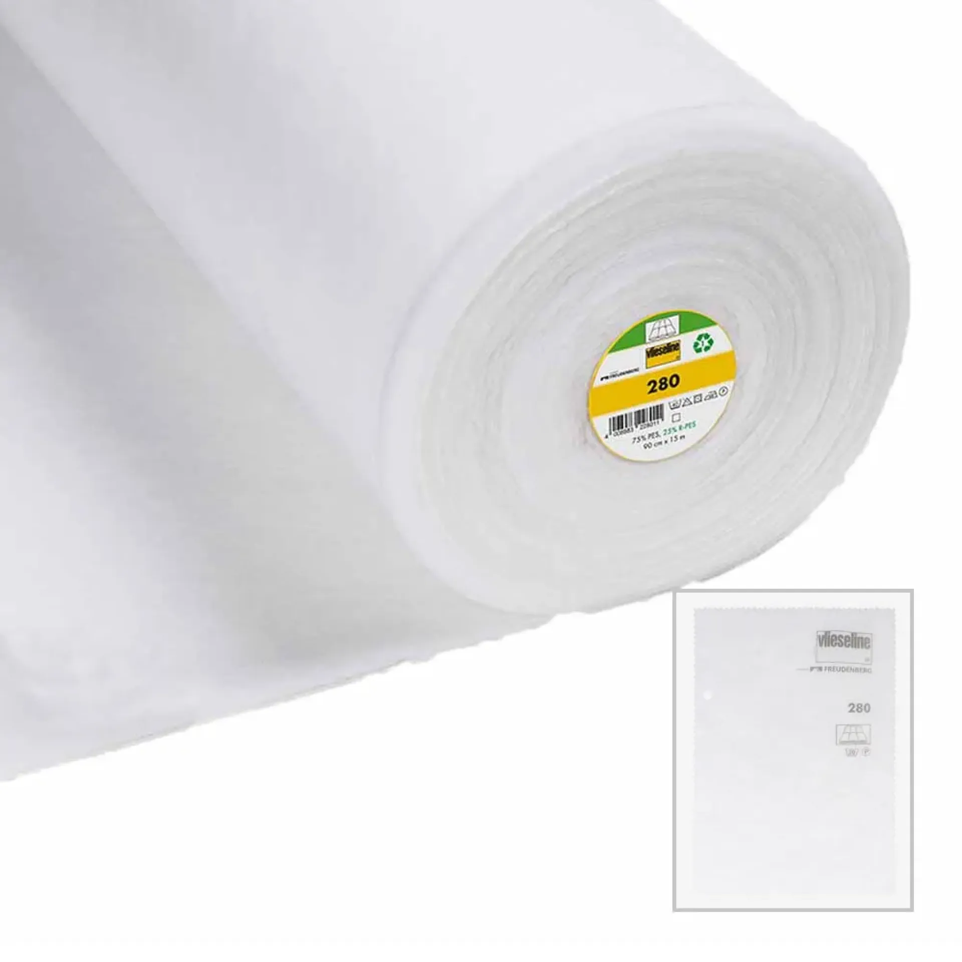 Vlieseline Volumevlies 280 naaibaar 90cm wit2.