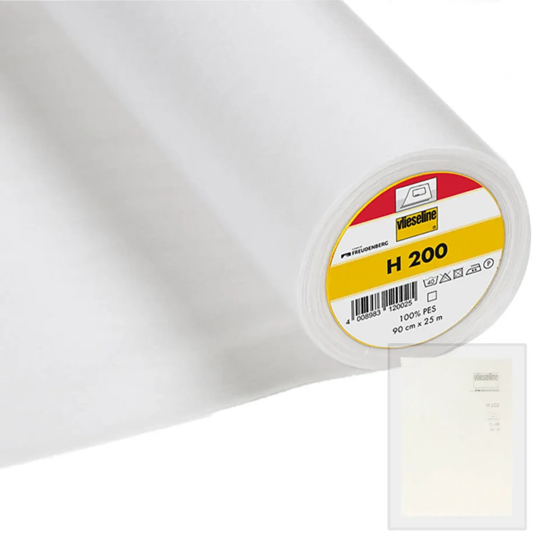 Vlieseline Tussenvoering H200 plakbaar 90cm w.