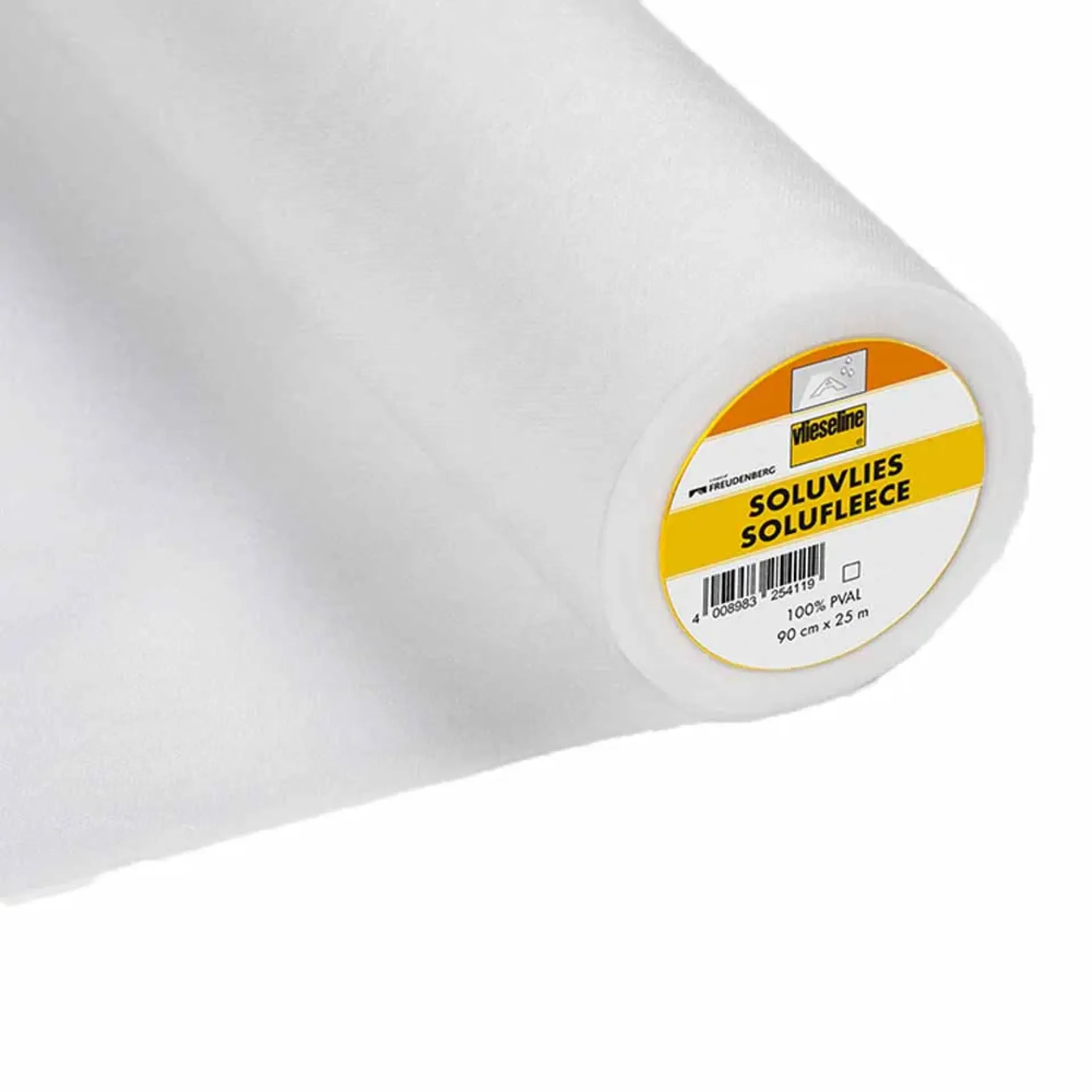 Vlieseline Soluvlies 90cm wit.