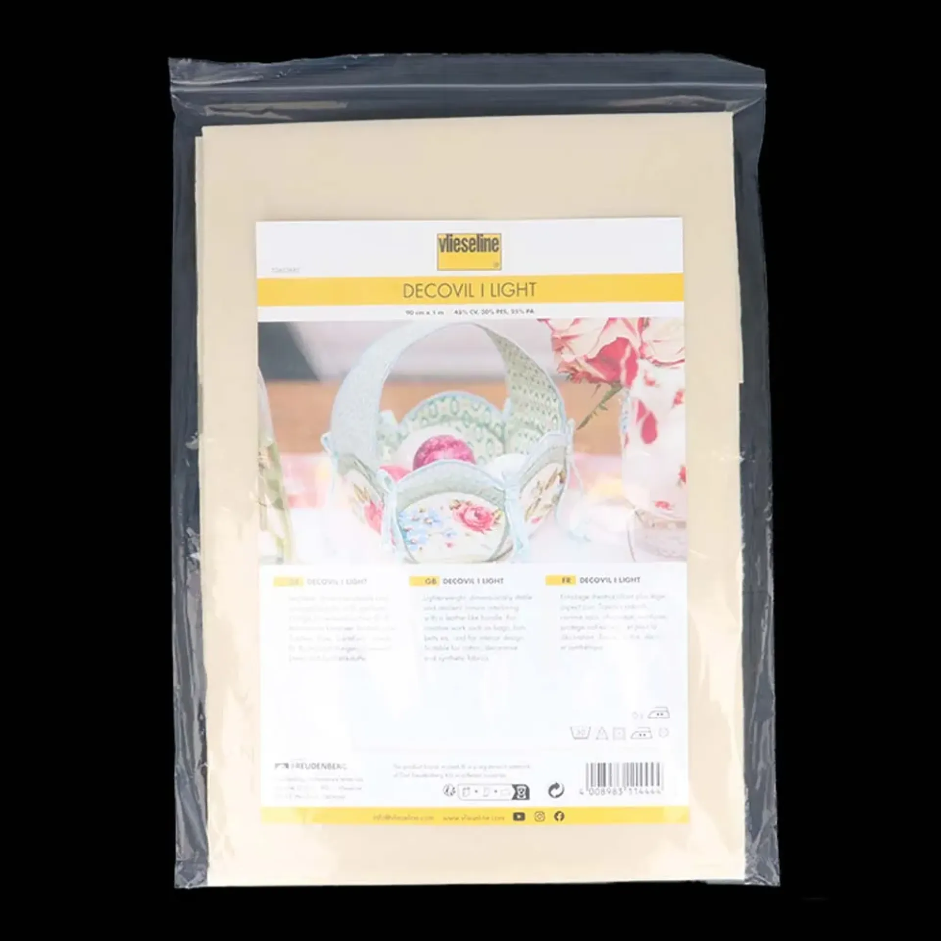 vlieseline Decovile light beige queen size za.